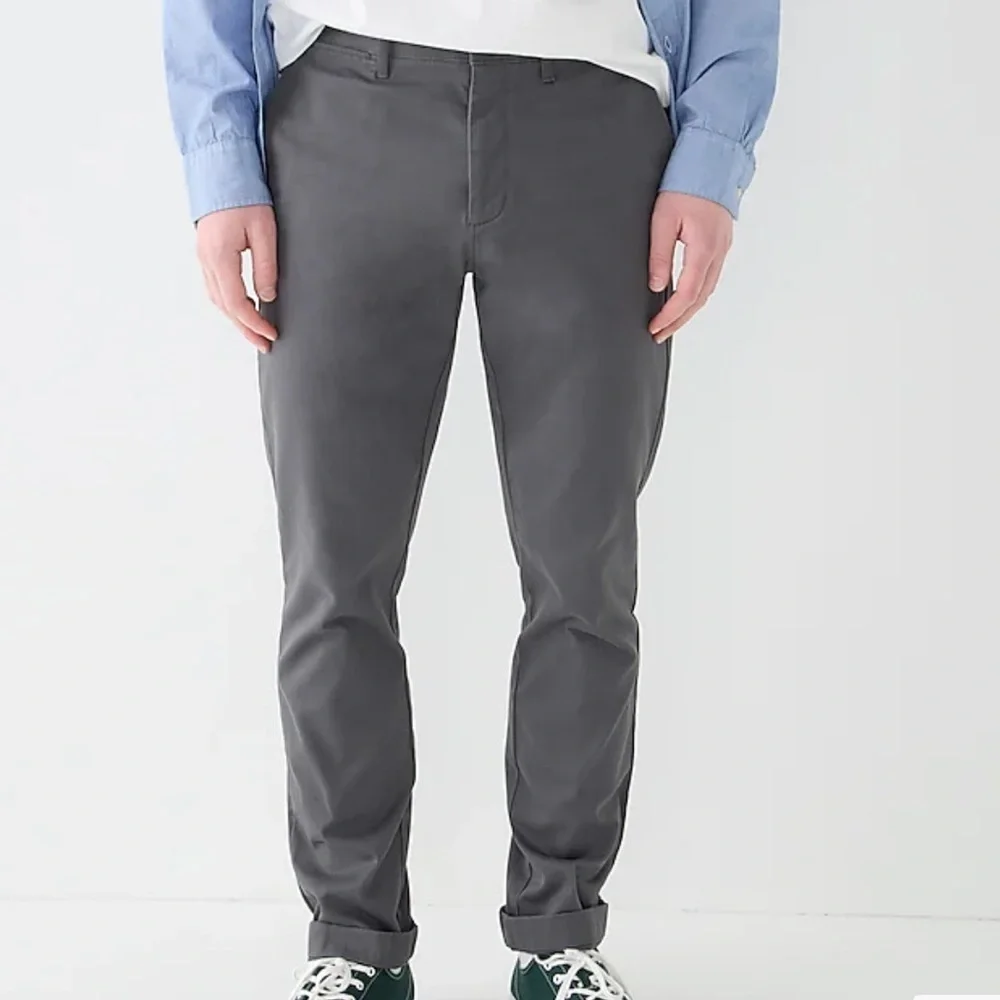 J crew onyx grey 770 straight fit stretch chino pants